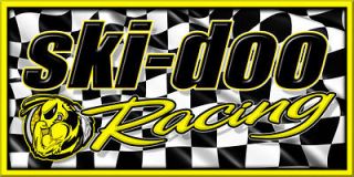ALL RIDERS   New Ski Doo Ski doo Banner MXZ XP REV   Ski Doo Racing 