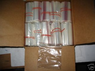 1000 plastic zip lock bags 4 x 4 new returns