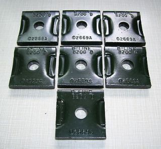 LOT OF 7 NEW B LINE B200 D 02669A SQUARE WASHER 3/8 HOLE B200D