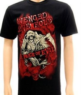 avenged sevenfold a7x heavy rock punk men t shirt sz