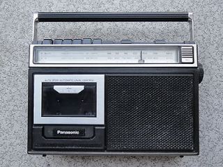 Vintage Panasonic RX 1250D Portable Cassette Tape Recorder Radio AM 