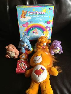 care bears collection lot piggy coin bank game braveheart lion