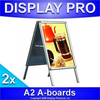 A2 A BOARDS PAVEMENT SIGN SNAP FRAME ADVERTISING POSTER BOARD 
