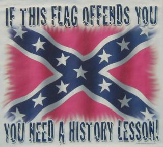 dixie if this flag offends u history lesson rebel shirt