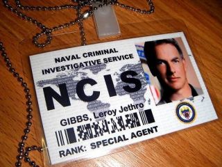 ncis special agent id card badge wallet set time left