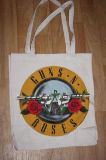 GUNS N ROSES Festival Canvas Tote Shopper Beach Shoulder Bag Primark