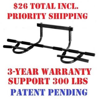 deluxe chin pull up bar for extreme home fitness 30