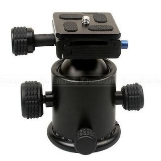 KS 0 Metal Ball Head Quick Release Plate for Monopod Tripod Stand 