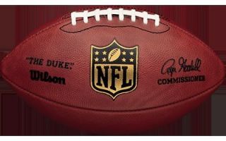 new wilson official leather nfl full size football time left