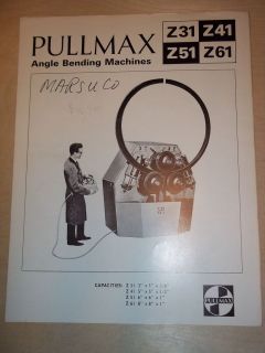 vtg american pullmax co catalog angle bending machines  14 