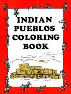 Indian Pueblo Coloring Book by Oscar T. Branson 1984, Paperback