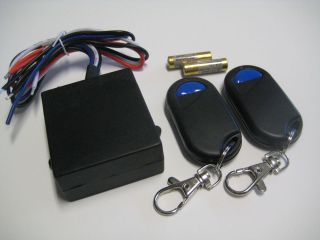 12V DC MOMENTARY CONTACT SWITCH with 2 x WIRELESS FOB REMOTE CONTROL 