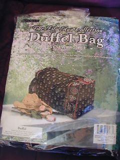 Newly listed Quilted Tote * Duffle Bags * Pattern * kit * complete kit 