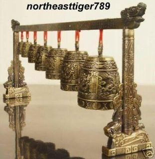 chinese feng shui bronze dragon poem serial bells from china