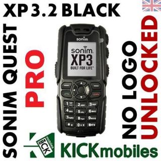 bnib sonim xp3 2 quest pro black rugged unlocked phone