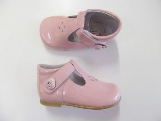 andanines girls pink patent leather shoes t93632 more options shoe