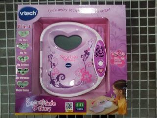 brand new vtech secret safe diary voice activated time left
