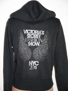 RARE Victorias Secret Fashion Show Supermodel Bling Wing Hoodie Sweat 