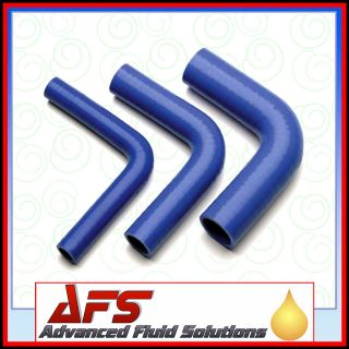   BLUE Silicone Elbow Hose Silicon Rubber Coolant Tube Radiator Pipe Air