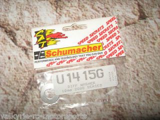 VINTAGE SCHUMACHER CAT 3000 & OTHERS 18mm DIFF WASHERS RC 2000 SERIES