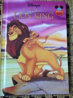 Walt Disney The Lion King HB Book Grolier 1994 Wonderful World of 