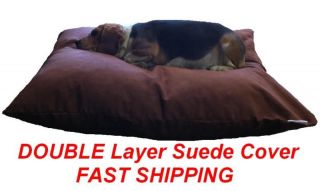 durable medium large suede pet cat dog bed zipper cover