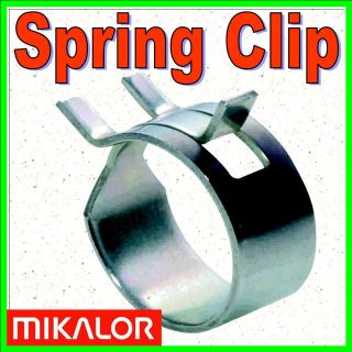 Fuel Petrol Pipe Hose Clips Silicone Clamp Low Pressure Air Mikalor 