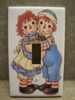 raggedy ann and andy 2w light switch cover plate time