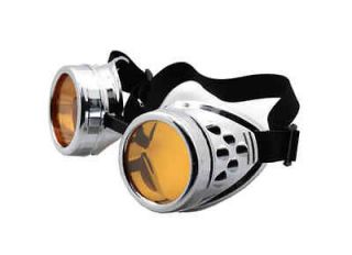 big steampunk goggles lens options cosplay glasses goth one day