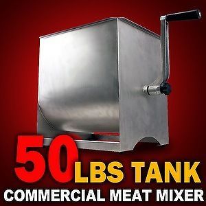 New MTN Commercial Stainless Steel Hand Manual Meat Sausage Mixer 