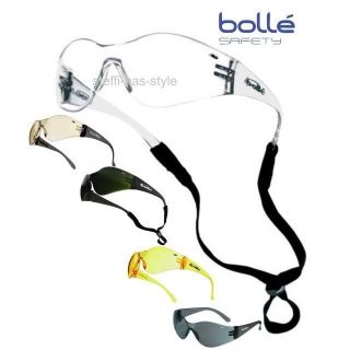 Bolle Bandido Safety Glasses Sunglasses Clear,Smoke,Am​ber,ESP 