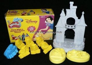 PLAY DOH DISNEY PRINCESS SNOW WHITE & BEAUTY AND THE BEAST MOLDS 