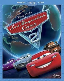 Cars 2 Blu ray DVD, 2011, 2 Disc Set, Canadian French