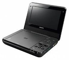 newly listed sony 7 portable dvd player black dvp fx750
