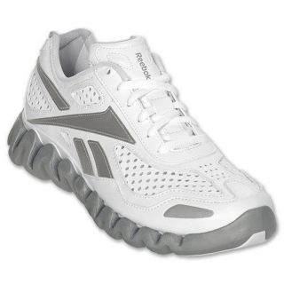New Reebok V58328 Zig Flow Boys White / Gray Kids Running Shoes Size 