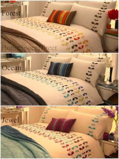 Cream Quilt Cover Sets with Applique   Various Sizes   Bedding