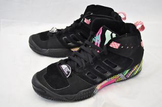 ADIDAS STREETBALL 08 REMIX 061797 LEMAR AND DAULEY BLACK MULTICOLOR 10 