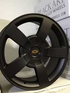 20 Inch Matte Black Chevrolet Silverado SS OE Factory Replica Wheels 