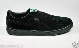 PUMA Suede Archive Eco Black Suede Leather Casual Sneakers Shoes Men 
