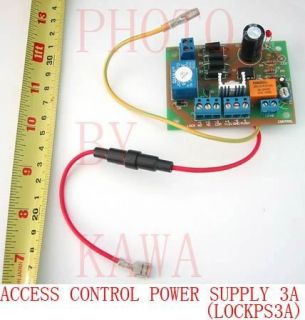 DIY Door Access Control Power Supply 12V 3A w/ UPS NEW