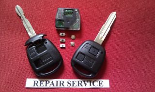 toyota yaris 2 3 button remote key fob repair service