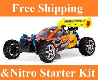 Tornado S30 Redcat RC Nitro Car 1/10 Scale buggy + Starter Kit + 30% 