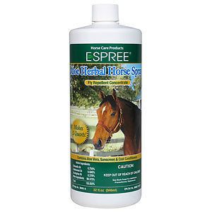 aloe herbal horse spray fly repellent 32 oz time left