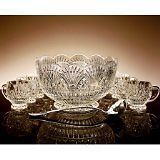 Godinger SHANNON CRYSTAL FREEDOM PUNCH BOWL SALAD BOWL NEW IN THE BOX