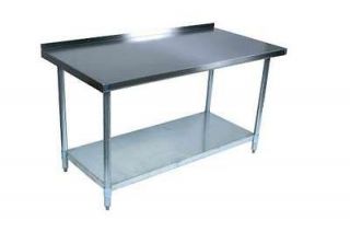 New Commercial Stainless Steel Work Prep Table 30 x 36 with 2 