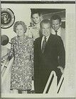 1974 President Richard Nixon and family step off Air Force One Wire 