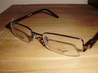 MENS SPECTACLE FRAME GLASSES FRAME VISAGE SEMI RIMLESS WITH SINGLE 
