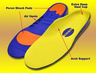 Pro Sport Insoles by 10 Seconds with maximum performance cushioning