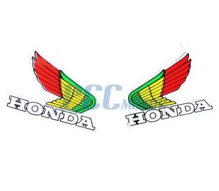 HONDA Wings Decal Sticker ATV Motocross Buggy Bike TRX CRF V DE47