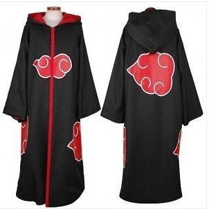 cosplay costumes naruto akatsuki ninja uniform cloak